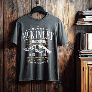 Camiseta Monte McKinley Denali Alaska Vintage