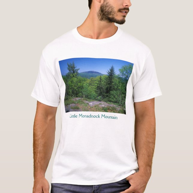 Camiseta Monte Monadnock de pouca montanha de Monadnock,… (Frente)