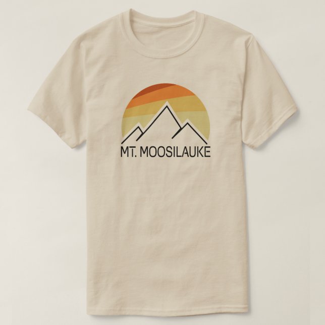 Camiseta Monte Moosilauke Nova Hampshire Retro (Frente do Design)