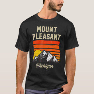 Camiseta Monte Pleasant Michigan Hometown Estado Usa