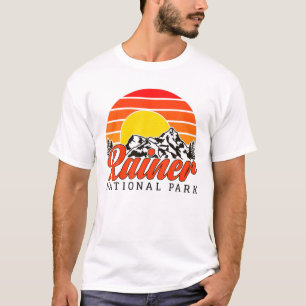 Camiseta Monte Rainer National Park Mt Rainer Hiking Washin
