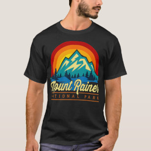Camiseta Monte Rainer National Park Mt Rainer Hiking Washin