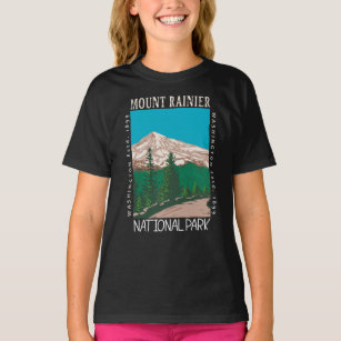 Camiseta Monte Rainier National Park Vintage aflita