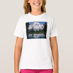 Camiseta Monte Rainier   Reflexão num troço de montanha