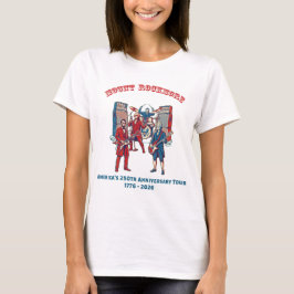 Camiseta Monte Rockmore 1776–2026 Aniversário de 250 anos d