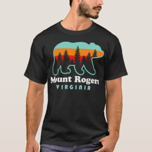 Camiseta Monte Rogers Virginia Hiking Bear