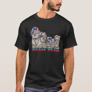Camiseta Monte Rushmore, 4 De Julho, Preside Patriótica