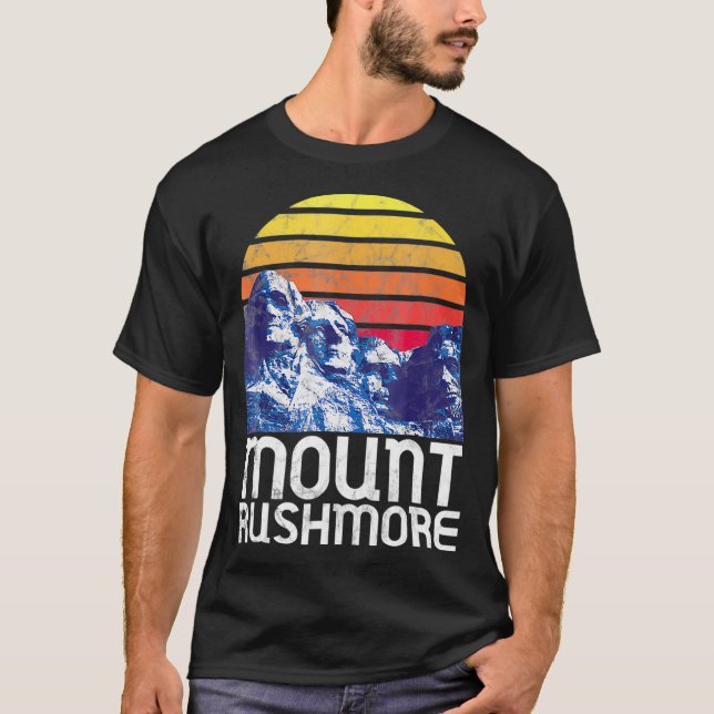 Camiseta Monte Rushmore Shirt Black Colinas South Dakota Na (Frente)