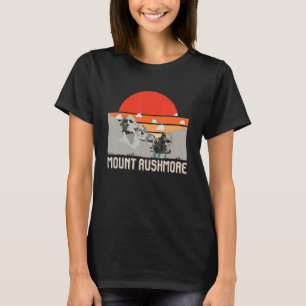 Camiseta Monte Rushmore Sunrise Na Dakota Do Sul A Nacional