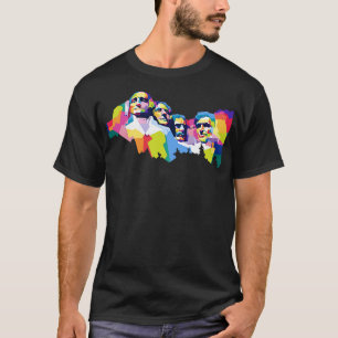 Camiseta Monte Rushmore WPAP