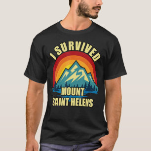 Camiseta Monte Santo Helens Subindo Montagem Montada em Pis