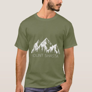 Camiseta Monte    ShastaCool Mt Shasta para Homens Mulheres