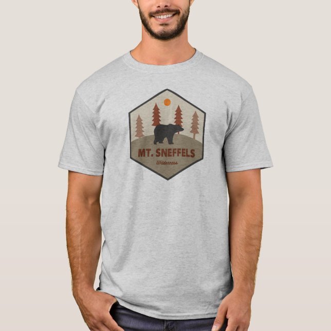 Camiseta Monte Sneffels Wilderness Colorado Bear (Frente)