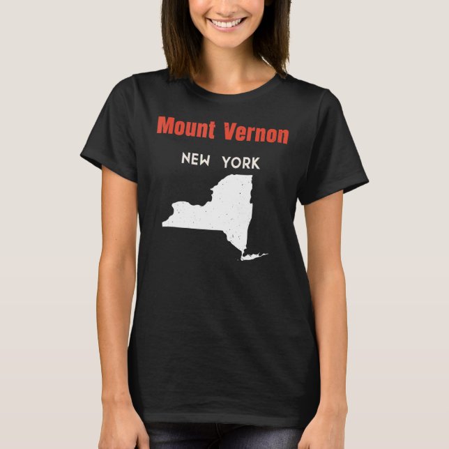 Camiseta Monte Vernon New York Estado EUA - Viagem da Améri (Frente)