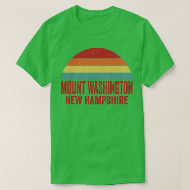 Camiseta Monte Washington New Hampshire (Frente do Design)
