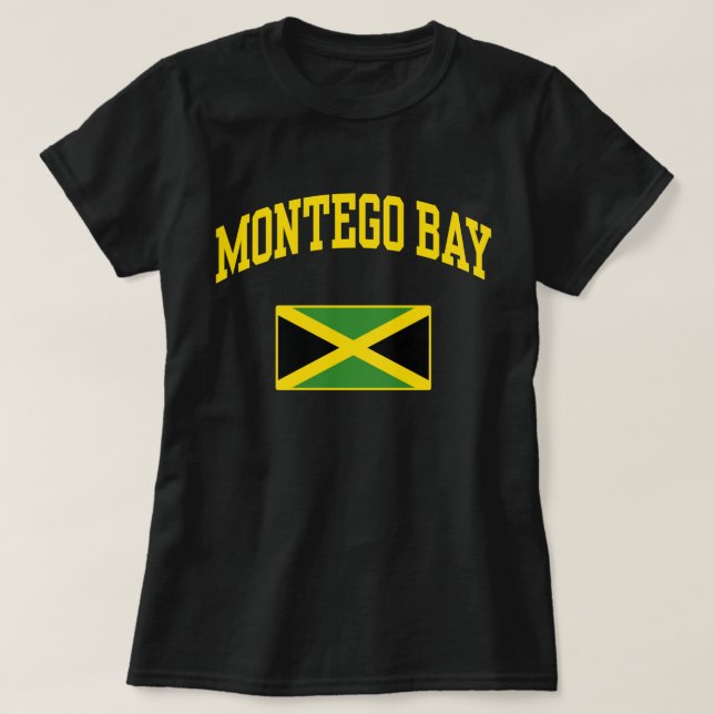 Camiseta Montego Bay Jamaica (Frente do Design)