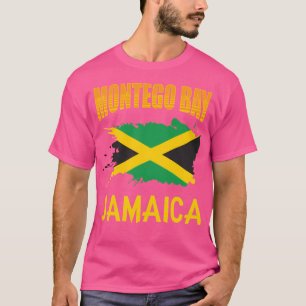 Camiseta Montego Bay Jamaica Jamaican Flag Banner Art Gift