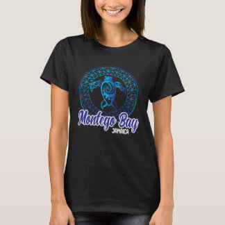Camiseta Montego Bay Jamaica Lembranças Tartaruga Marinha T