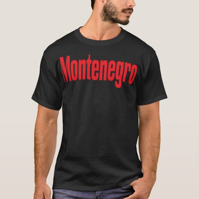 Camiseta Montenegro Montenegrin me criou (Frente)