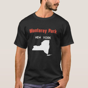 Camiseta Monterey Park New York State America Viagem Ne