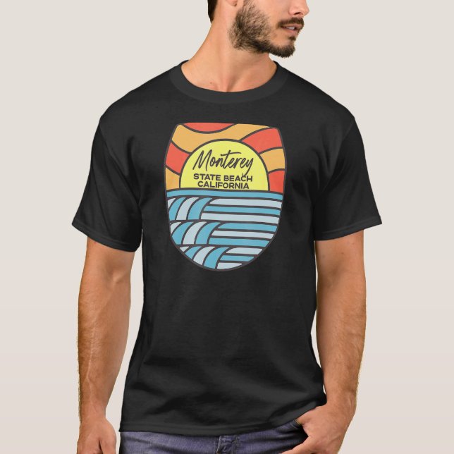 Camiseta Monterey State Beach California Ca Beach Sunset (Frente)