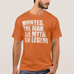 Camiseta MontesMontes Nome da família Montes Montes sobreno