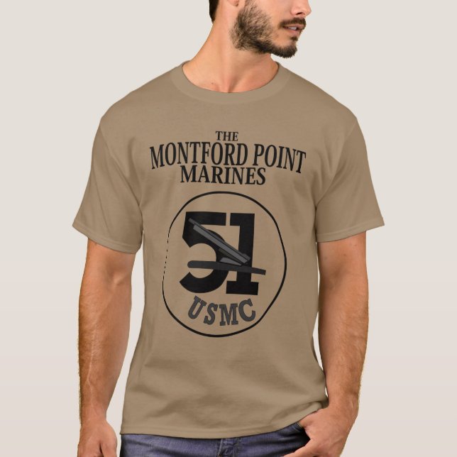 CAMISETA MONTFORD MARINES 511 BATTALION RUA (Frente)