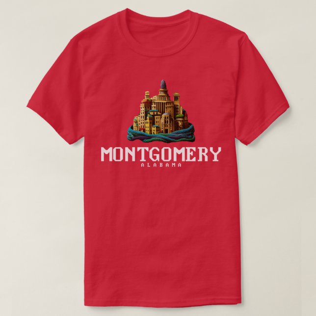 Camiseta Montgomery Alabama (Frente do Design)