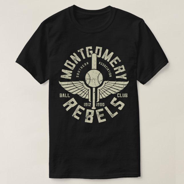 Camiseta Montgomery Rebels TShirt (Frente do Design)