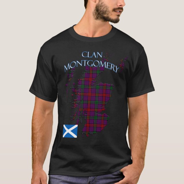 Camiseta Montgomery Scottish Clan Tartan Scotland (Frente)