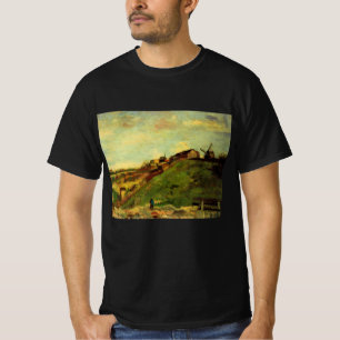 Camiseta Montmartre: Pedreira, os Moinhos por Vincent van G