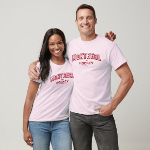 Camiseta Montreal é t-shirt longo da Capa do hóquei