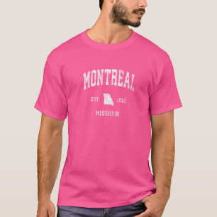 Camiseta Montreal Missouri Mo Vintage Athletic Sports