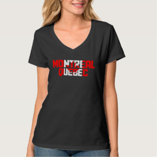 Camiseta Montreal Quebec Canadá Bandeira Canadense Orgulho