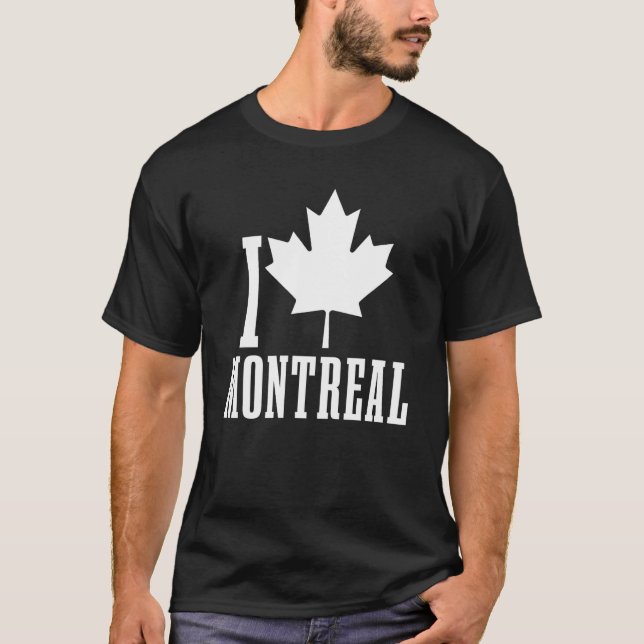 Camiseta Montreal Quebec Canada Maple Leaf Red Canadian Fla (Frente)