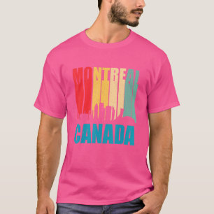 Camiseta Montreal Retro Canada Vintage Montreal Quebec