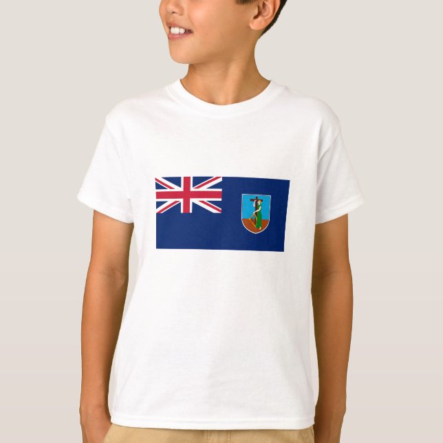 Camiseta Montserrat Flag (Frente)