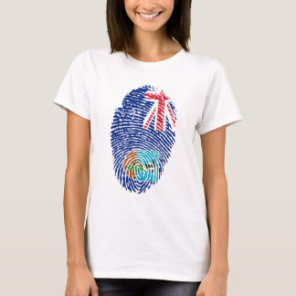 Camiseta Montserrat Flag Fingerprint