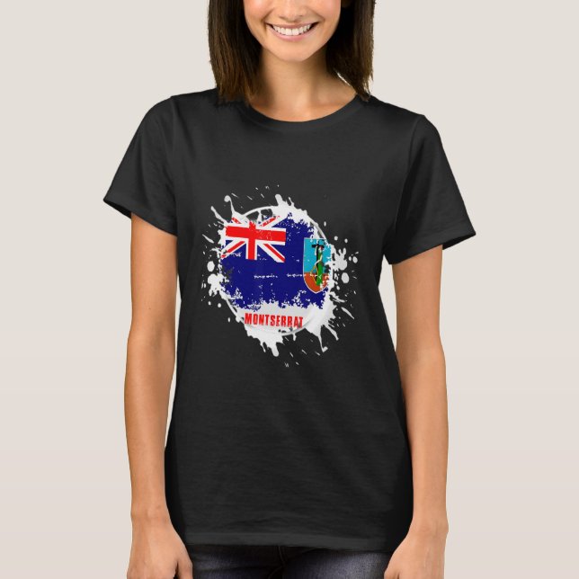 Camiseta Montserrat Splash (Frente)