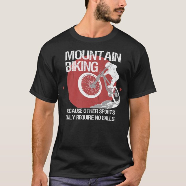 Camiseta Monttainbike Bike Mountain Bike montanhas (Frente)