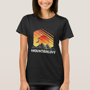 Camiseta Monttainlove Mountain Escalando Para Hiker