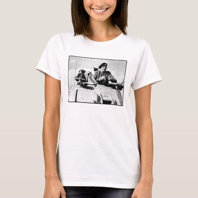 Camiseta Monty em um tanque (Frente)