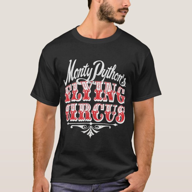 Camiseta Monty Python - Circo Oficial de Voo Vermelho (Frente)