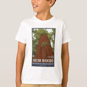 Camiseta Monumento nacional 3 das madeiras de Muir