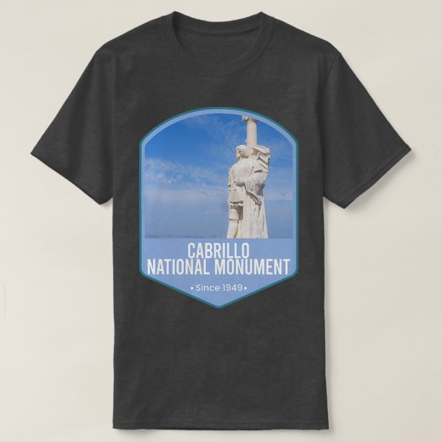 Camiseta Monumento Nacional Cabrillo (Frente do Design)