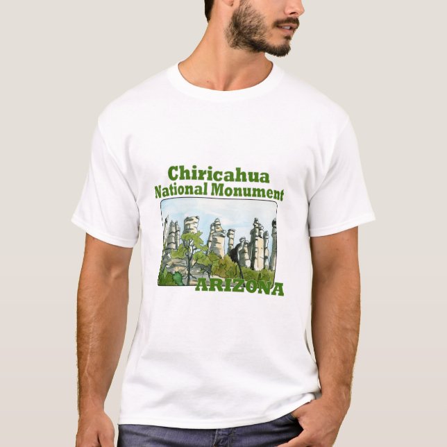 Camiseta Monumento Nacional Chiricahua, Arizona (Frente)