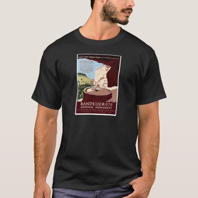 Camiseta Monumento nacional de Bandelier (Frente)
