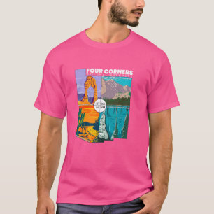 Camiseta Monumento Nacional de Quatro Cantos com Parques Na