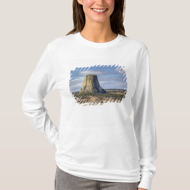 Camiseta Monumento Nacional Devils Tower (Frente)