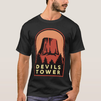 Camiseta Monumento Nacional Devils Tower WY